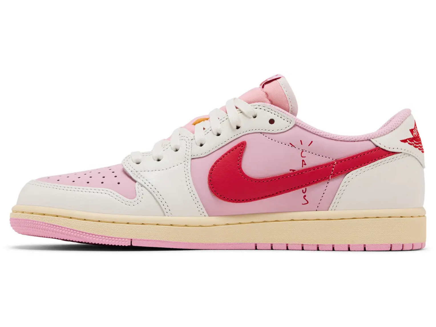 Travis Scott x Air Jordan 1 Retro Low OG 'Sail Tropical Pink'