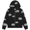 Denim Tears Cotton Wreath x Cortiez Zip Hoodie Black