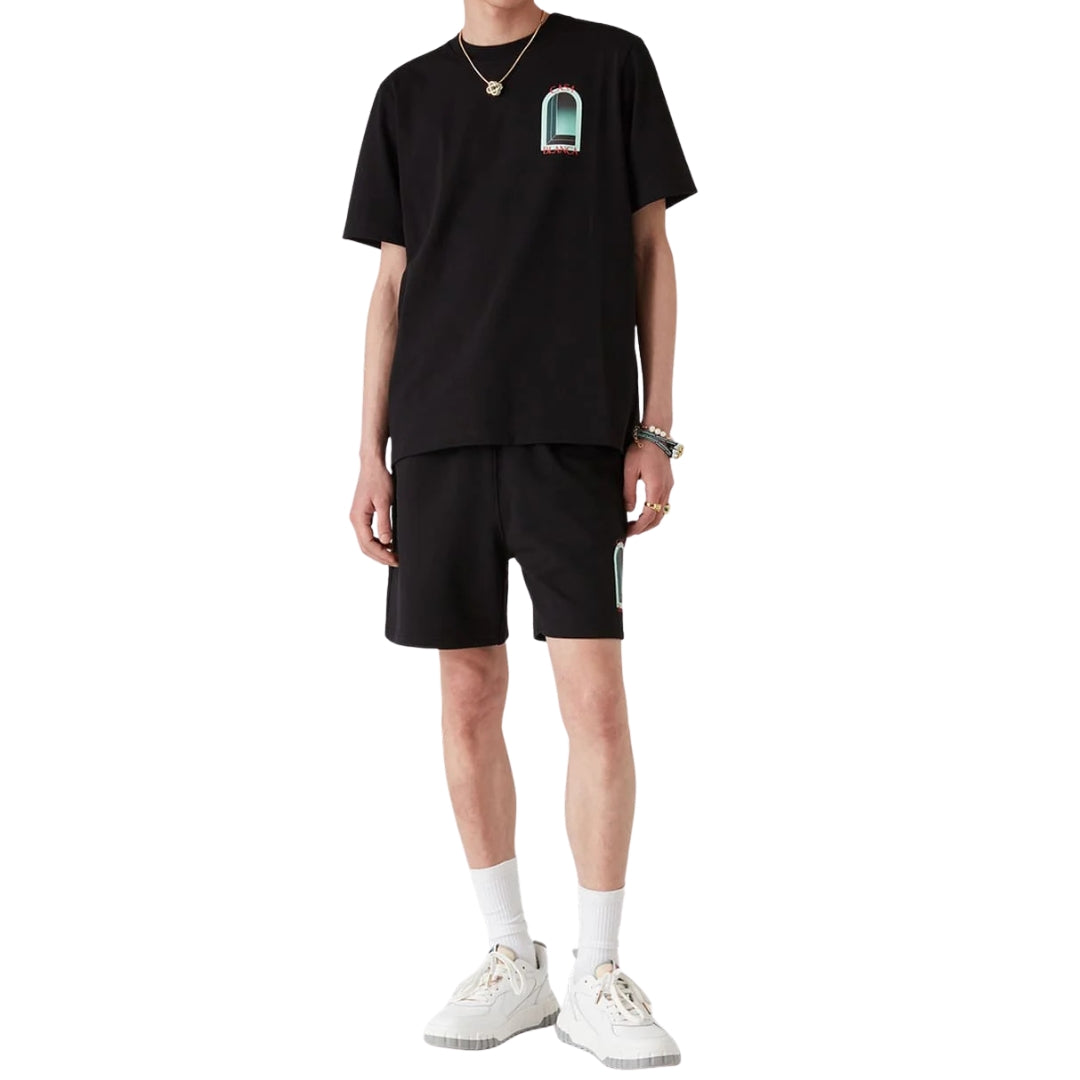 Casablanca Mpf25Jts00130Exce Black T Shirt