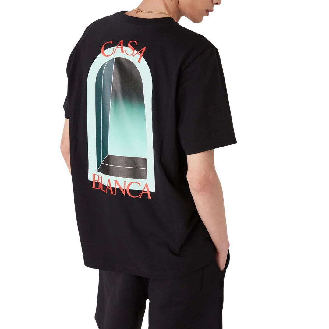 Casablanca Mpf25Jts00130Exce Black T Shirt