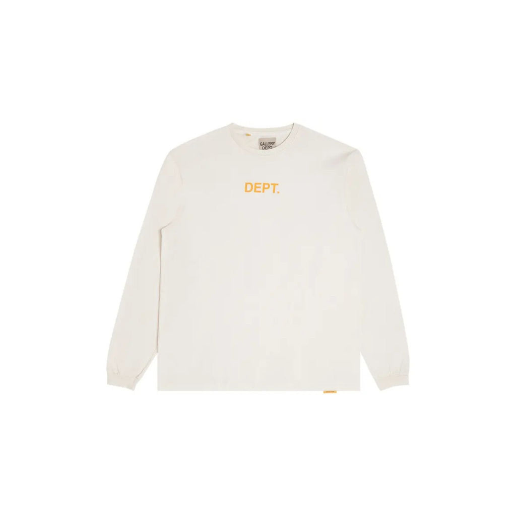 Gallery Dept. Long Sleeve T-Shirt Cream Orange