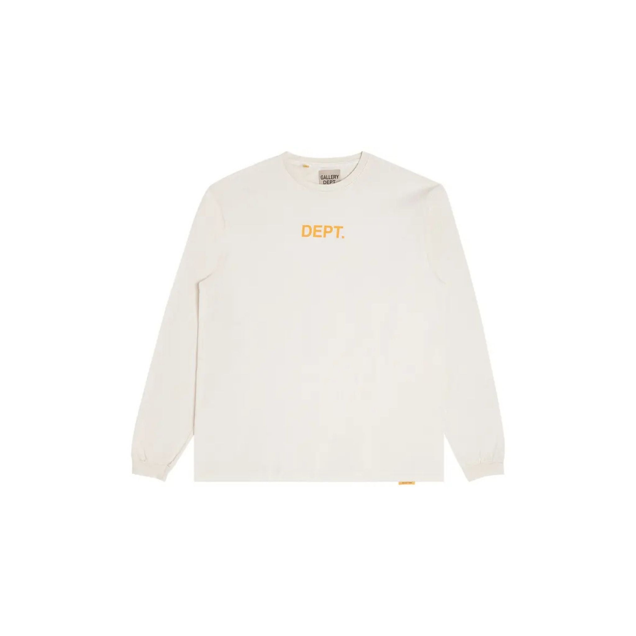 Gallery Dept. Long Sleeve T-Shirt Cream Orange