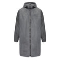 BURBERRY 8071566 Burberry Logo Printed Zipped Hooded Coat Grey JACKET MALE S