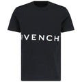 Givenchy Embroidered Logo Oversized Black T-Shirt XS