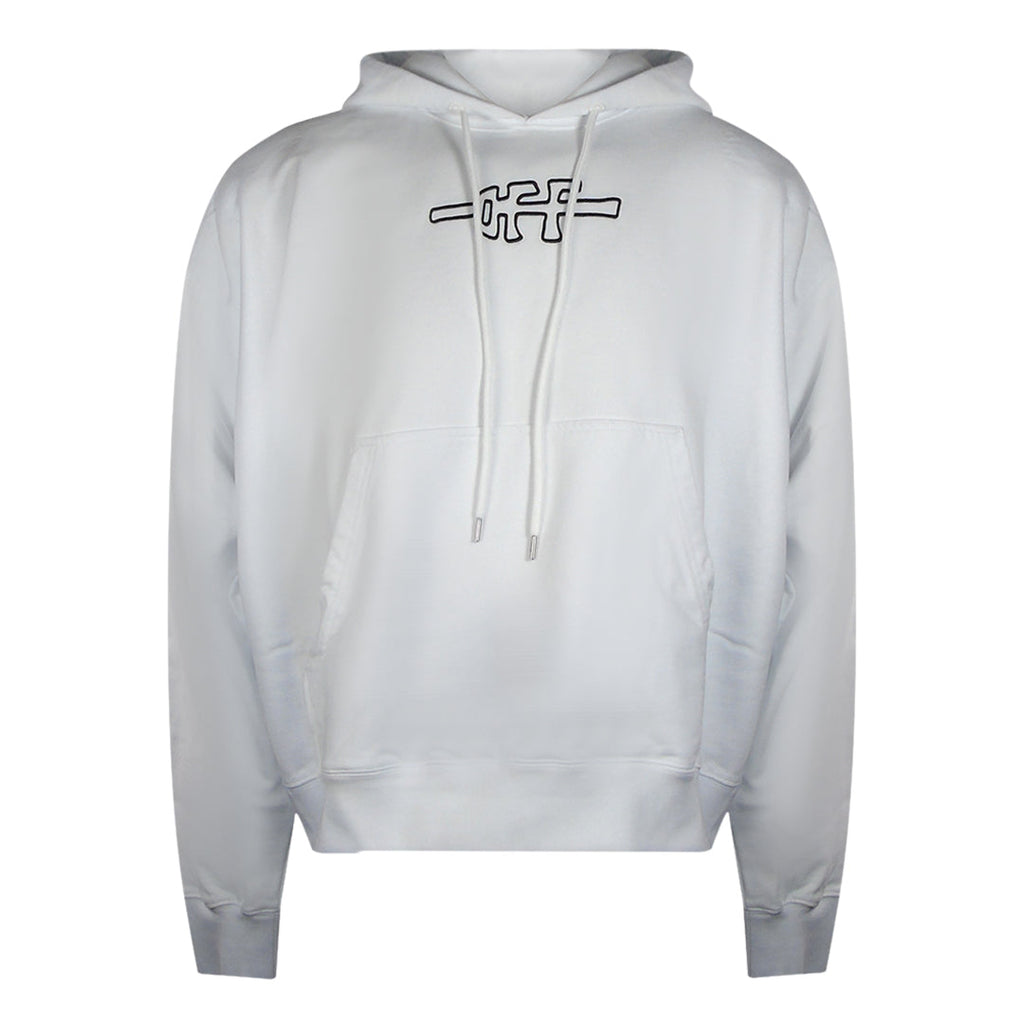 Off White Ombb085F22Fle0090110 White Hoodies Male