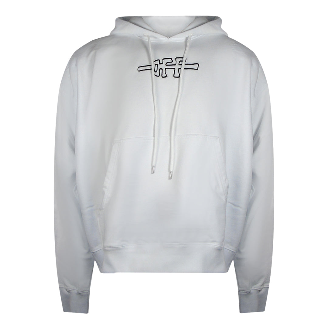 Off White Ombb085F22Fle0090110 White Hoodies Male