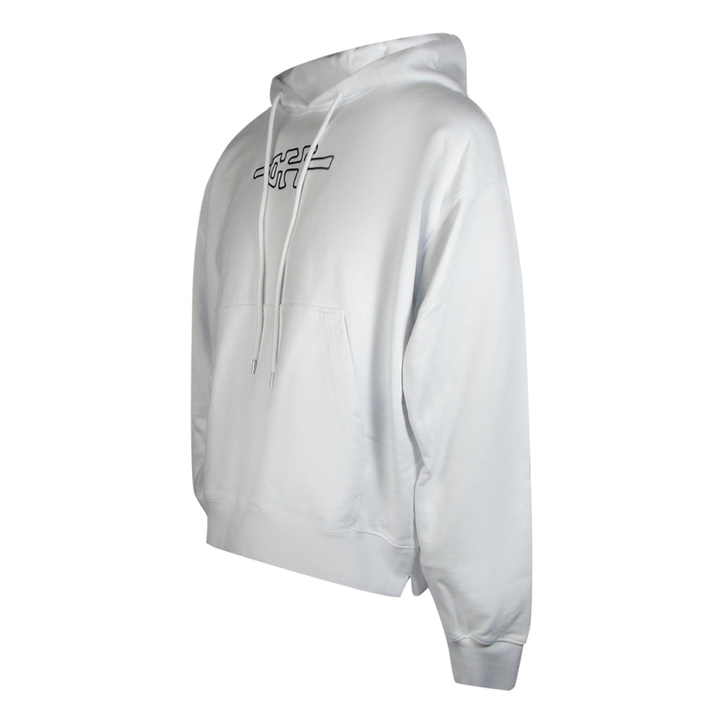 Off White Ombb085F22Fle0090110 White Hoodies Male