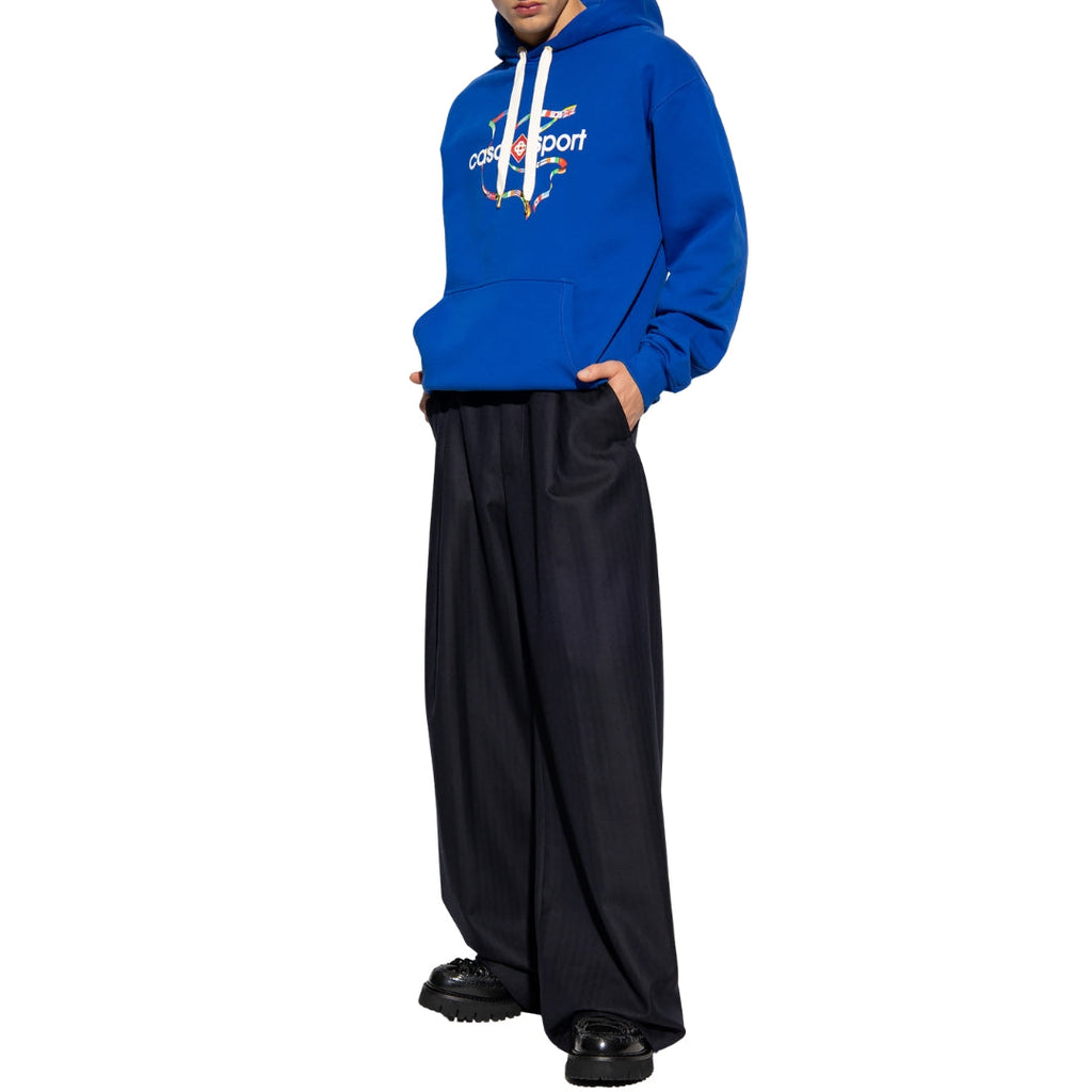 Casablanca Mf23 Jtp 093 06 Blue Hoodie Mens