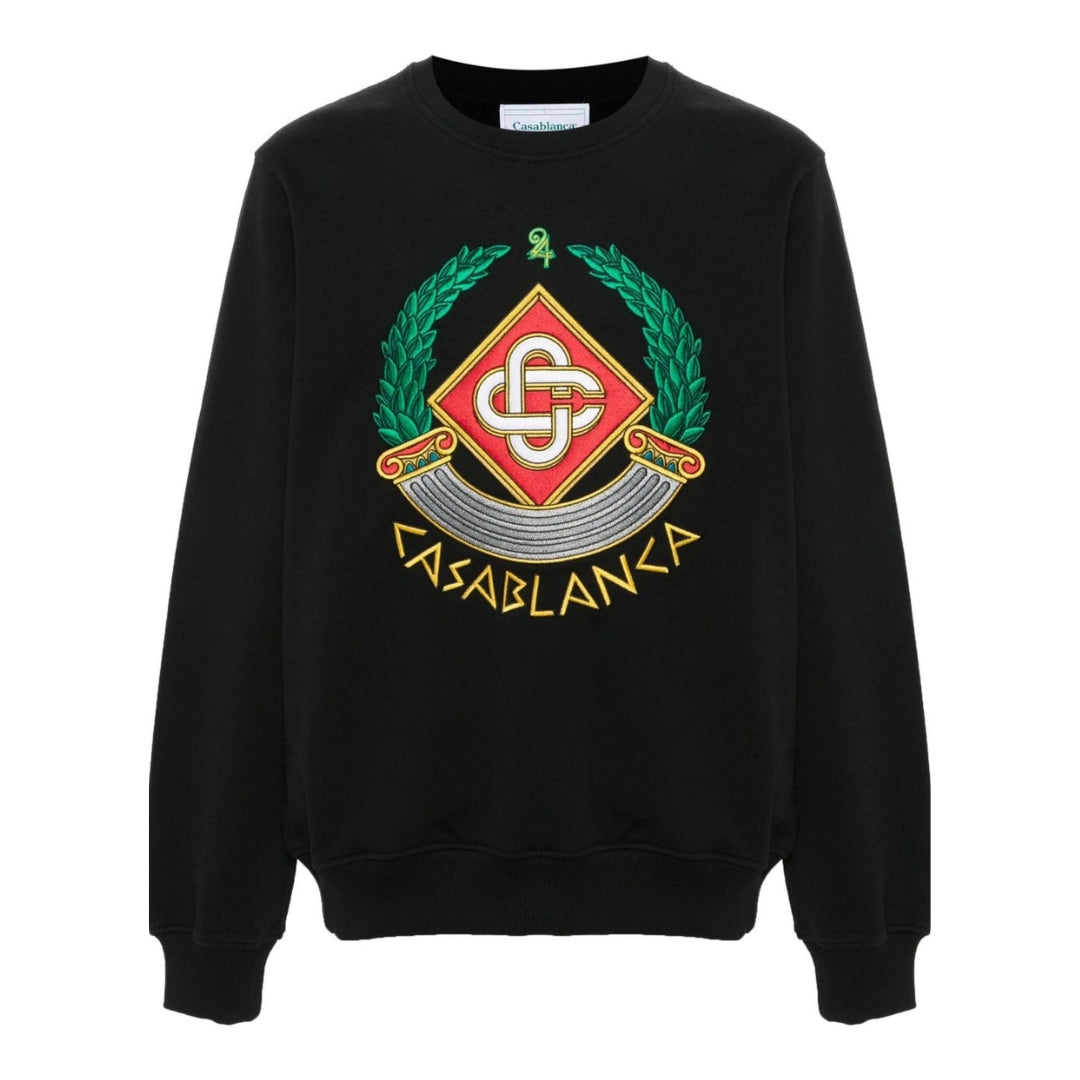 Casablanca Mf24 Jtp 001 03 Black Jumper Mens