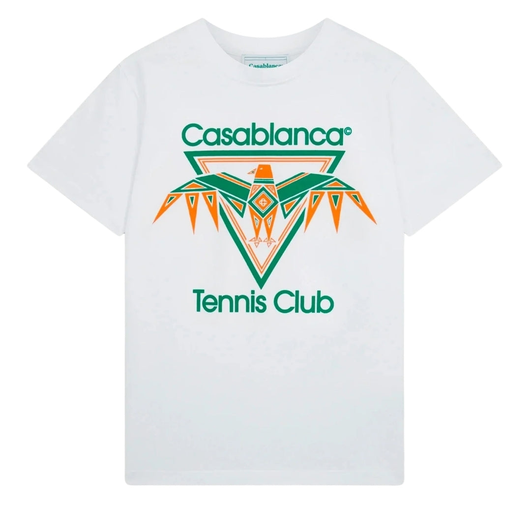 Casablanca Printed  T-Shirt Playful Eagle White Ms24 Jts 001 20 001 White  T-Shirts Mens