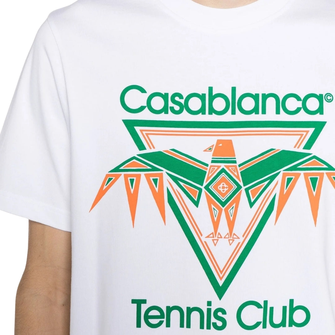 Casablanca Printed  T-Shirt Playful Eagle White Ms24 Jts 001 20 001 White  T-Shirts Mens