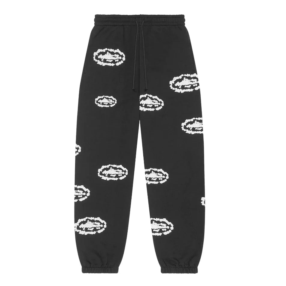 Denim Tears Cotton Wreath x Cortiez Sweatpants Black