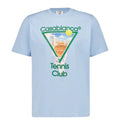 Casablanca Printed  T-Shirt Metaphysical Tennis Icon Blue U Mps25 Jts 001 09 001 09 Blue  T-Shirts Mens