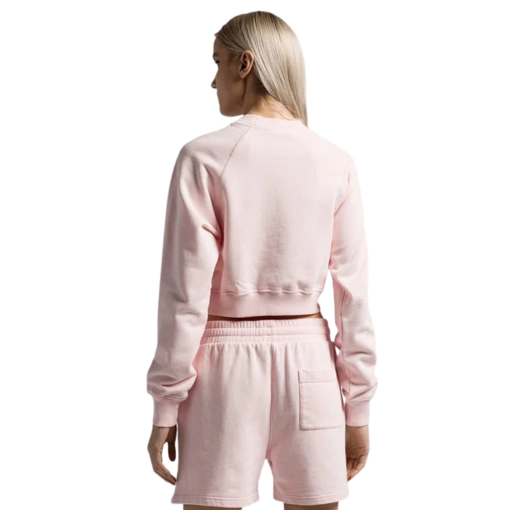 Casablanca Printed Cropped Sweatshirt Equipement Sportif Pink