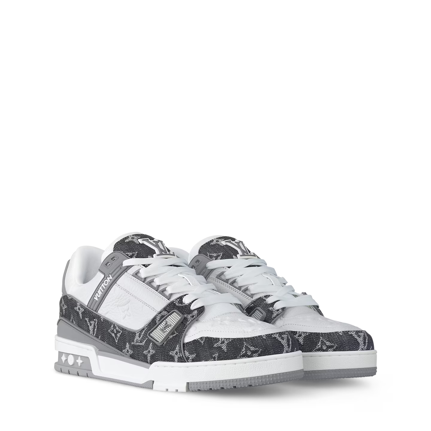 LV Grey Monogram Trainer